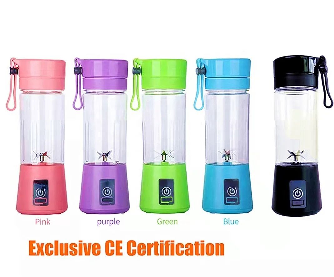 Juicer Blender 6 Blades USB Portable 380ml Mini Fruit Bottle Juicer Small Blender Juicer Blender 6 Blades USB Portable 380ml Mini Fruit Bottle  Juicer Small Blender